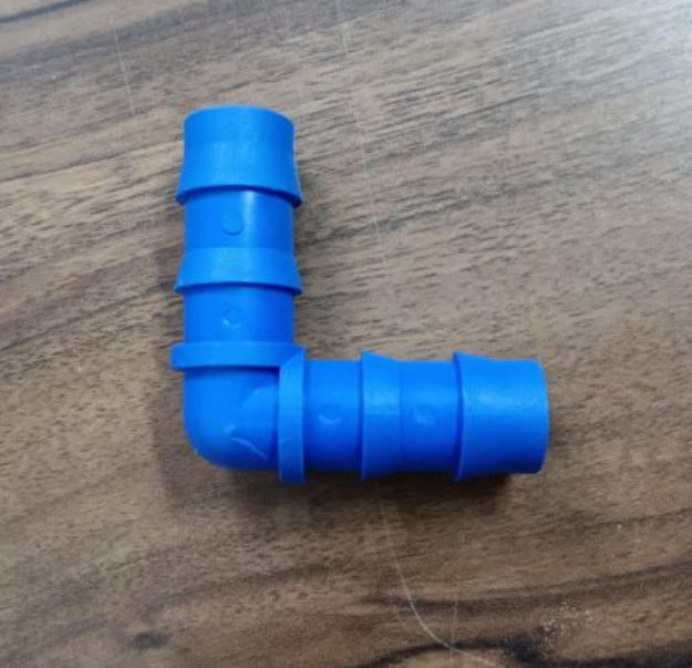 19mm Barbed 90º DEGREE ELBOW Joiner - Garden Poly Pipe Fitting (20 Pack)