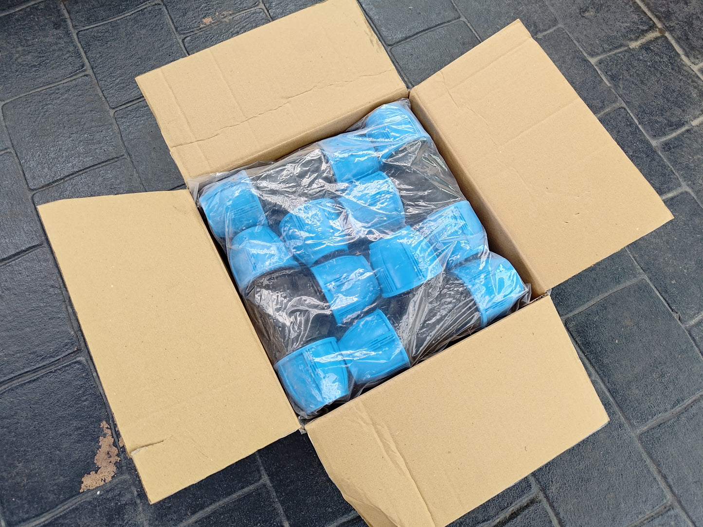 50mm - EQUAL TEE JOINER - PP Fittings for Blue Line HDPE Poly Pipe