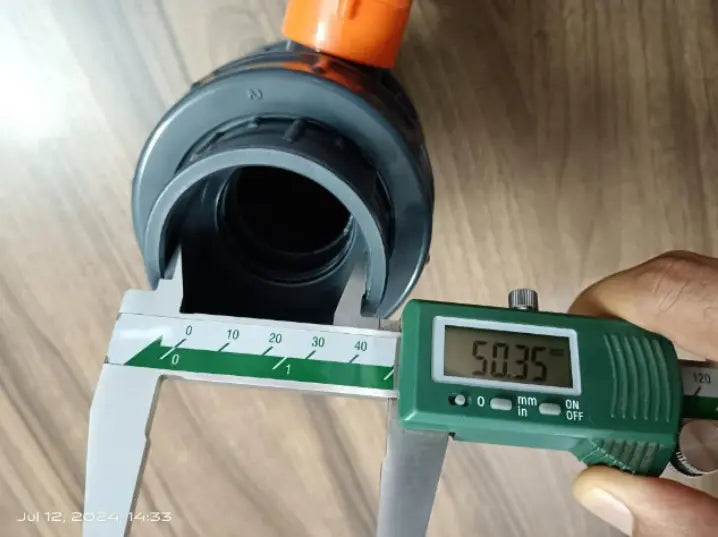 2"/50mm - DOUBLE UNION BALL VALVE - UPVC Fittings The Native Farm
