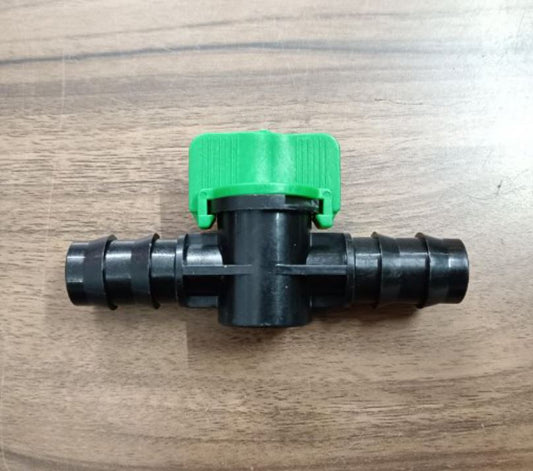 19mm Barbed Lateral VALVE TAP ON/OFF - Garden Poly Pipe Fitting (20 pack)