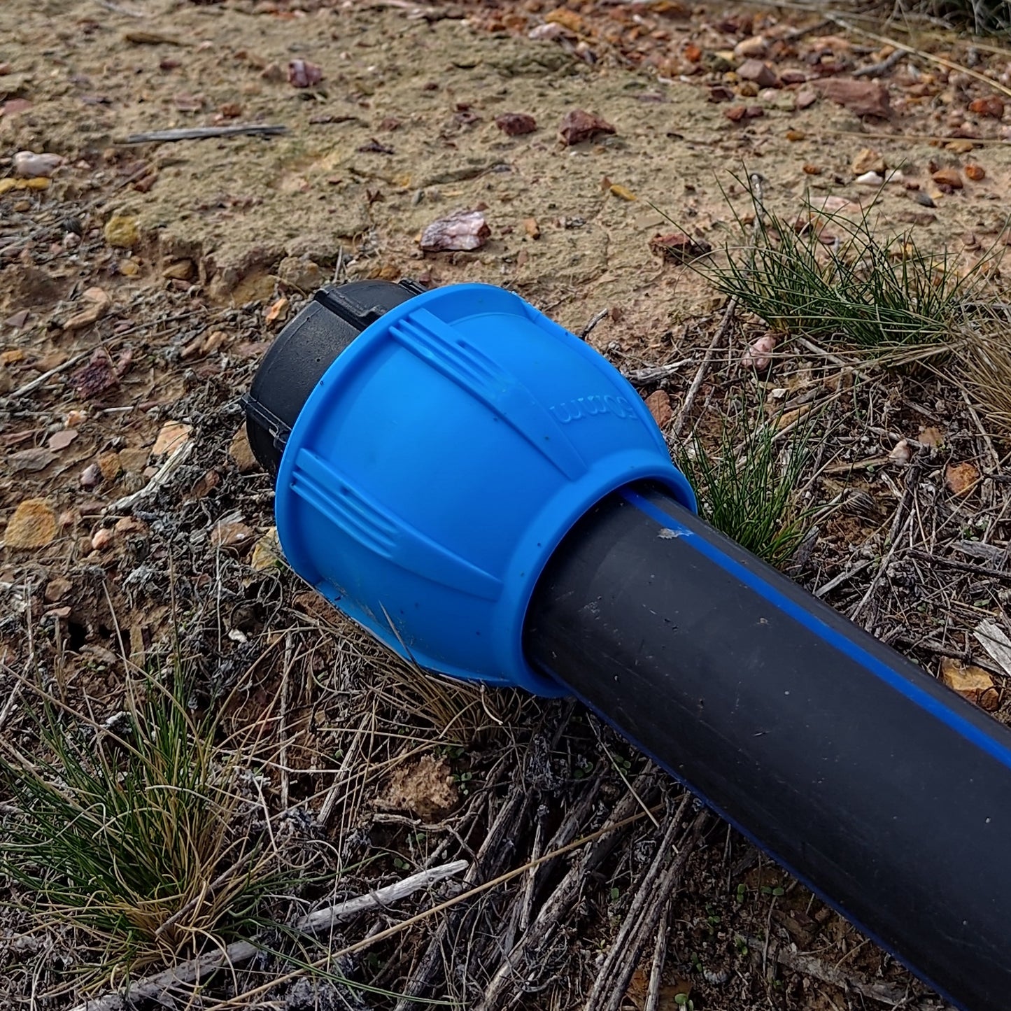 50mm - END CAP - PP Fittings for Blue Line HDPE Poly Pipe